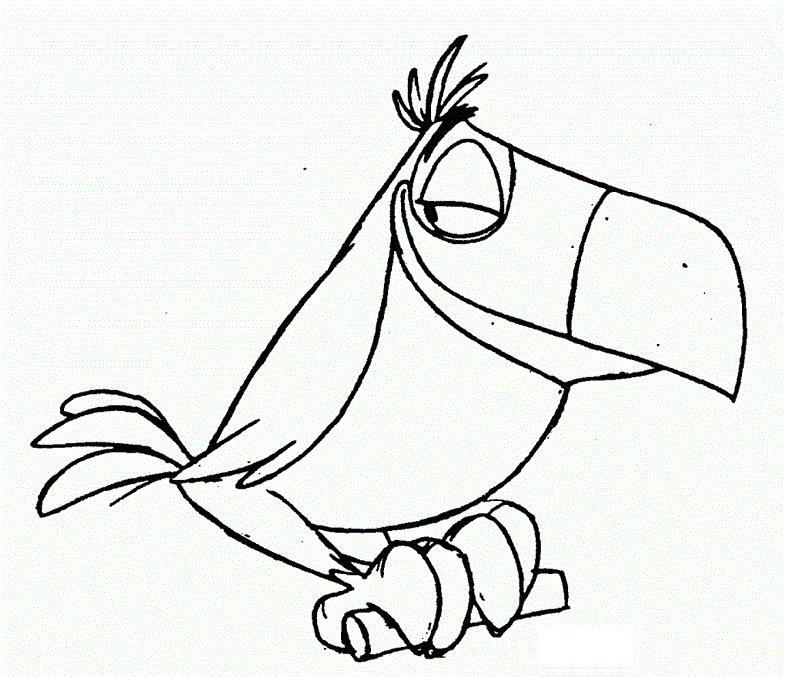 Coloring the sly parrot with gummy bears